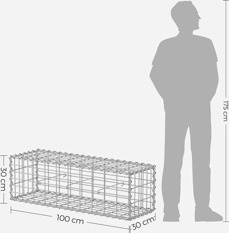 Gabion B133 100x30x30cm
