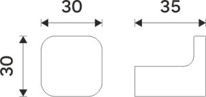 Koupelnový háček Maya 29054-05