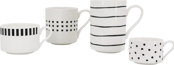 Hrnek Grafico 350ml Sada 4ks