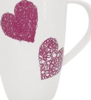 Hrnek Hearts C, 600 ml