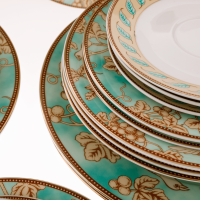 Jídelní souprava Decora turquoise, set 20 ks