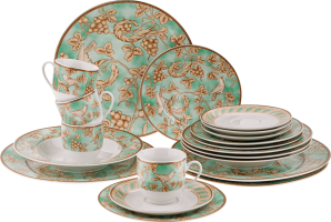 Jídelní souprava Decora turquoise, set 20 ks