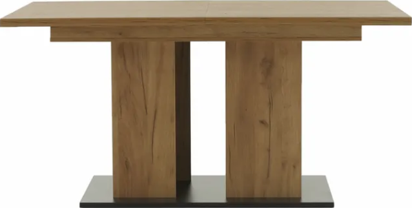 Jídelní stůl Fency, dub craft zlatý / grafit