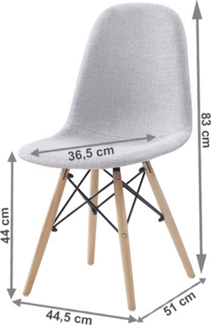 Jídelní židle Peints 2, šedá