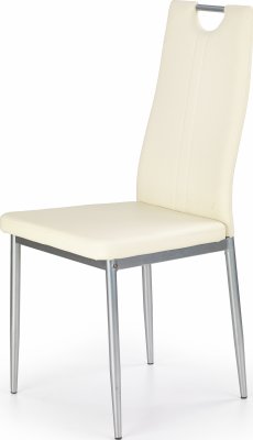 Jídelní židle K202, krémová
