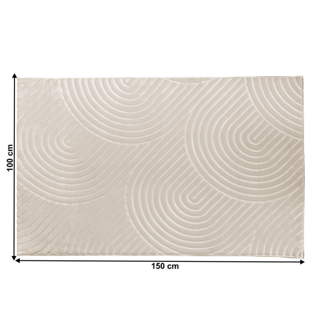 Krémový koberec Figlook 100x150 cm