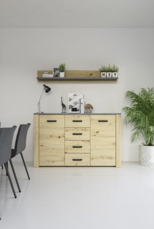 Kombinovaná komoda XL K2D4S
