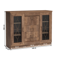 Komoda Comedor 5, dub lefkas
