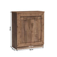 Komoda Comedor 2, dub lefkas