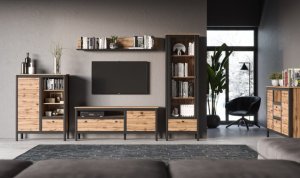 Vitrína LOFT 1W1S