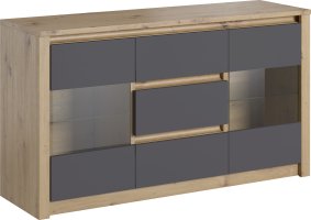 Komoda Malta K2D artisan šedá