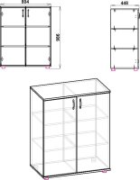 Komoda WOM 2D buk