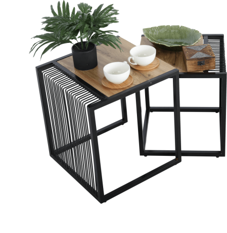 Set dvou stolků Prine, dub