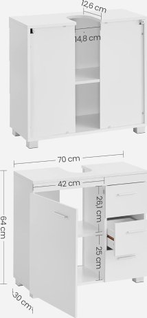 Koupelnová skříňka BBK503W10V1