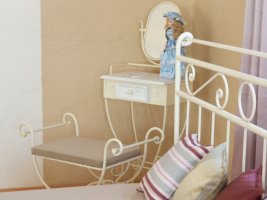 Kovaná toaletka se zásuvkou a zrcadlem MALAGA 0443