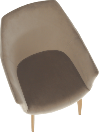 Křeslo Banchetti, taupe