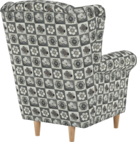 Křeslo Evier, látka patchwork N1