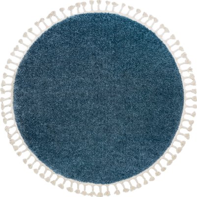 Kusový koberec Berber 9000 blue kruh