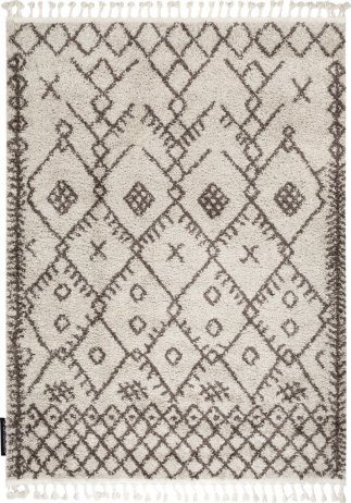 Kusový koberec Berber Tanger B5940 cream and brown