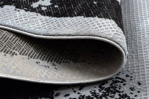 Kusový koberec Core A004 Frame black/light grey