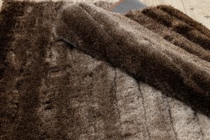 Kusový koberec Flim 007-B3 Stripes brown