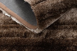 Kusový koberec Flim 007-B3 Stripes brown