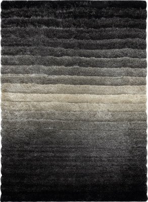 Kusový koberec Flim 007-B6 Stripes grey