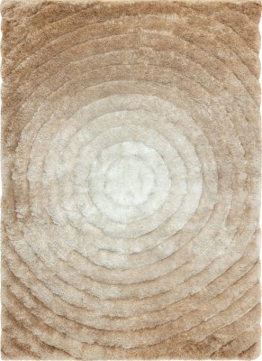 Kusový koberec Flim 008-B1 Circles beige