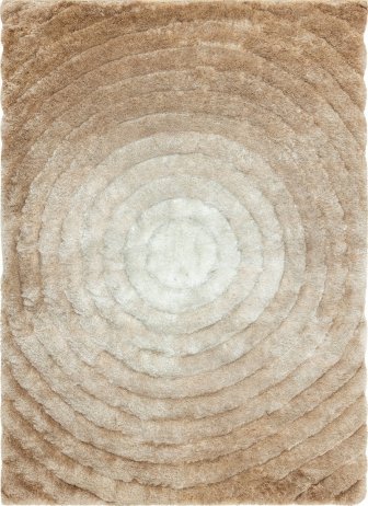 Kusový koberec Flim 008-B1 Circles beige