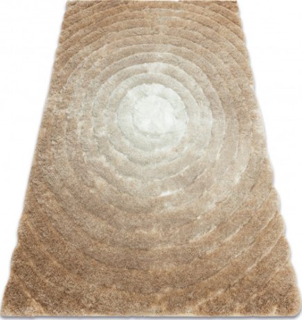Kusový koberec Flim 008-B1 Circles beige