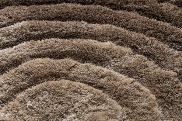 Kusový koberec Flim 008-B7 Circles brown