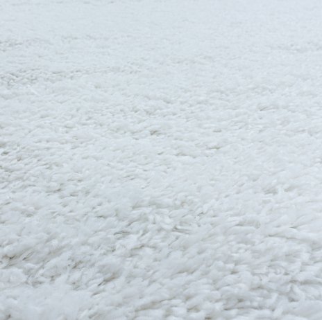 Kusový koberec Fluffy Shaggy 3500 white kruh