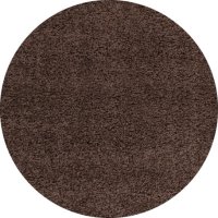 Kusový koberec Life Shaggy 1500 brown kruh