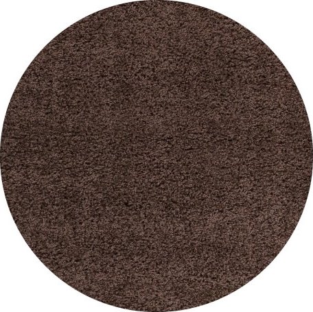 Kusový koberec Life Shaggy 1500 brown kruh