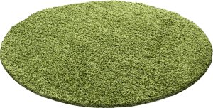 Kusový koberec Life Shaggy 1500 green kruh
