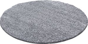 Kusový koberec Life Shaggy 1500 light grey kruh