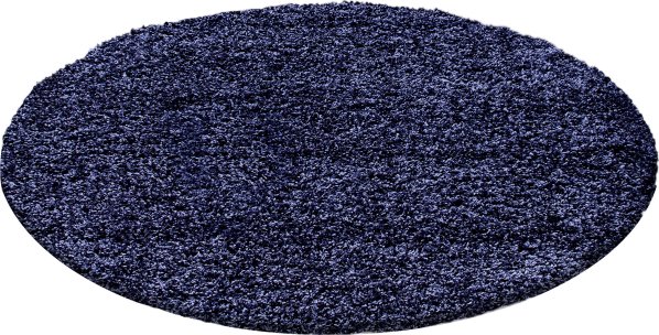 Kusový koberec Life Shaggy 1500 navy kruh