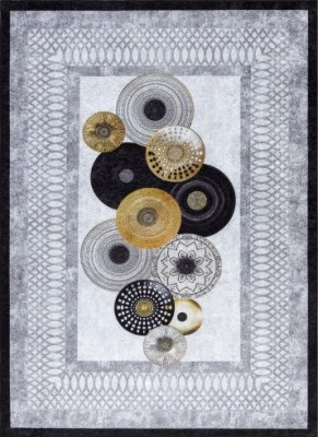 Kusový koberec Miro 51130.807 Circles grey