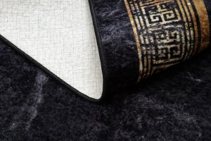 Kusový koberec Miro 51278.809 Marble black / gold