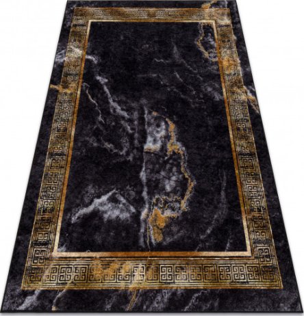 Kusový koberec Miro 51278.809 Marble black / gold