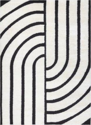 Kusový koberec Mode 8631 geometric cream/black