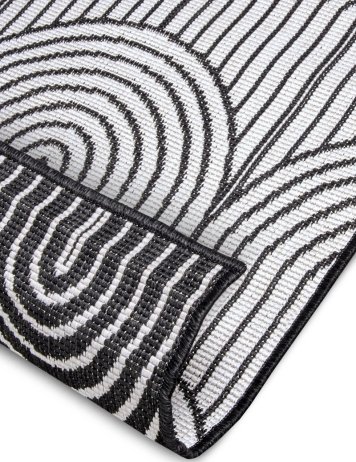 Kusový koberec Pangli 105852 Black – na ven i na doma