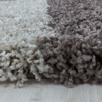 Kusový koberec Tango Shaggy 3101 taupe