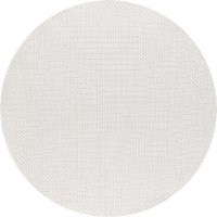 Kusový koberec Timo 6272 White kruh – na ven i na doma
