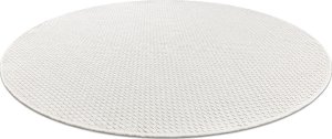 Kusový koberec Timo 6272 White kruh – na ven i na doma