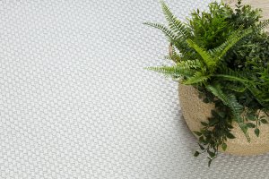 Kusový koberec Timo 6272 White – na ven i na doma