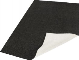 Kusový koberec Twin-Wendeteppiche 103096 schwarz creme
