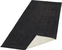 Kusový koberec Twin-Wendeteppiche 103096 schwarz creme