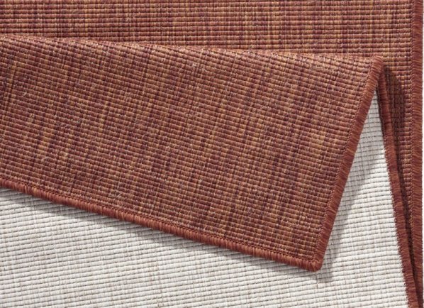 Kusový koberec Twin-Wendeteppiche 103098 terra creme
