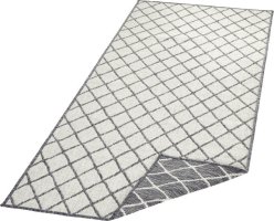 Kusový koberec Twin-Wendeteppiche 103118 grau creme